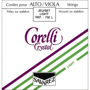 Corelli Crystal Viola Saiten Satz mit A Nylon/Alu