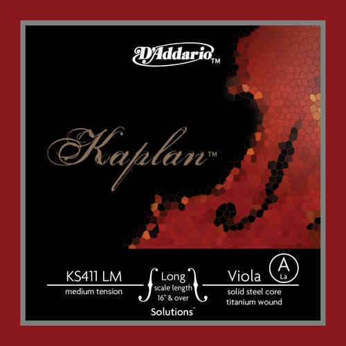 D'Addario Kaplan Solutions Viola A Saite KS411
